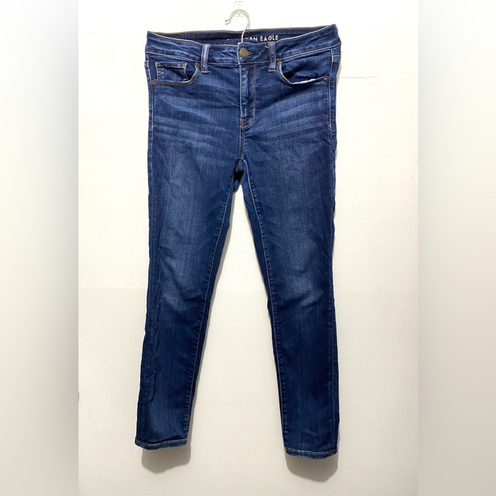Size 10 AMERICAN EAGLE Dark Wash Skinny Jeans